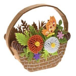 Великденска кошничка за яйца 16x7x12+5см
