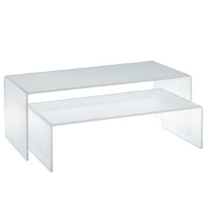 ПРОЗРАЧНА АКРИЛНА ПОСТАВКА 28X15X8 СМ
