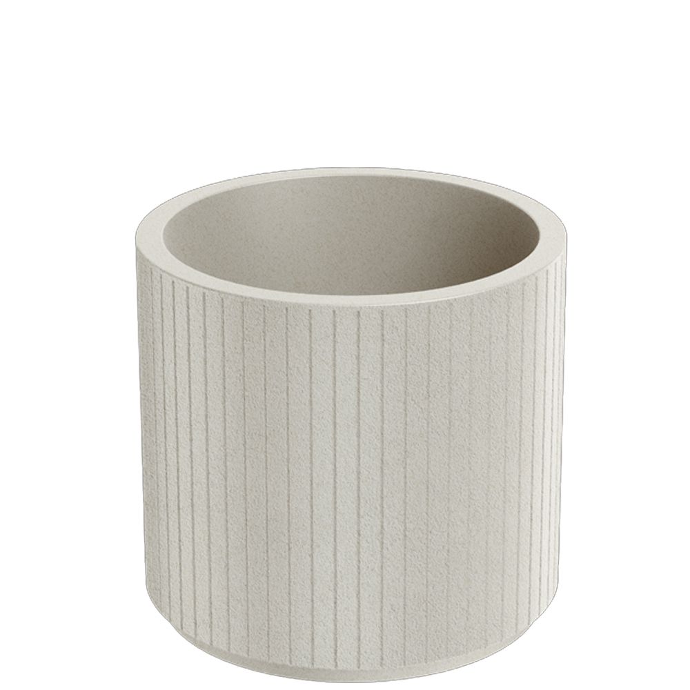 КРЪГЛА ПЛАСТМАСОВА САКСИЯ ЗА ПЯСЪК CORO 40X40X36 СМ