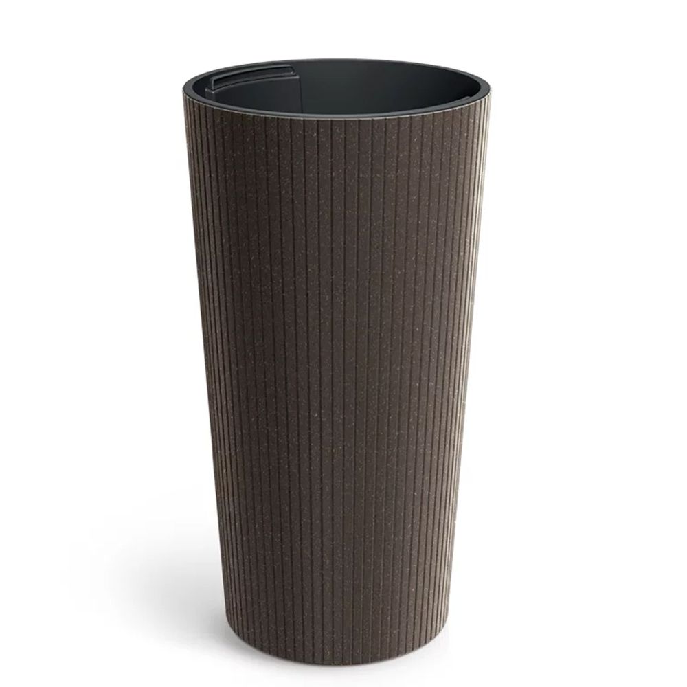 Саксия LAMIA SLIM ECO WOOD BLUE, пластмаса, 30x57,5 см