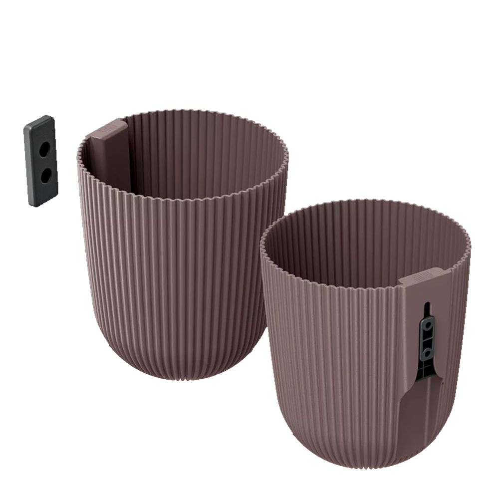 Пластмасова саксия MILLY WALL MARSALA